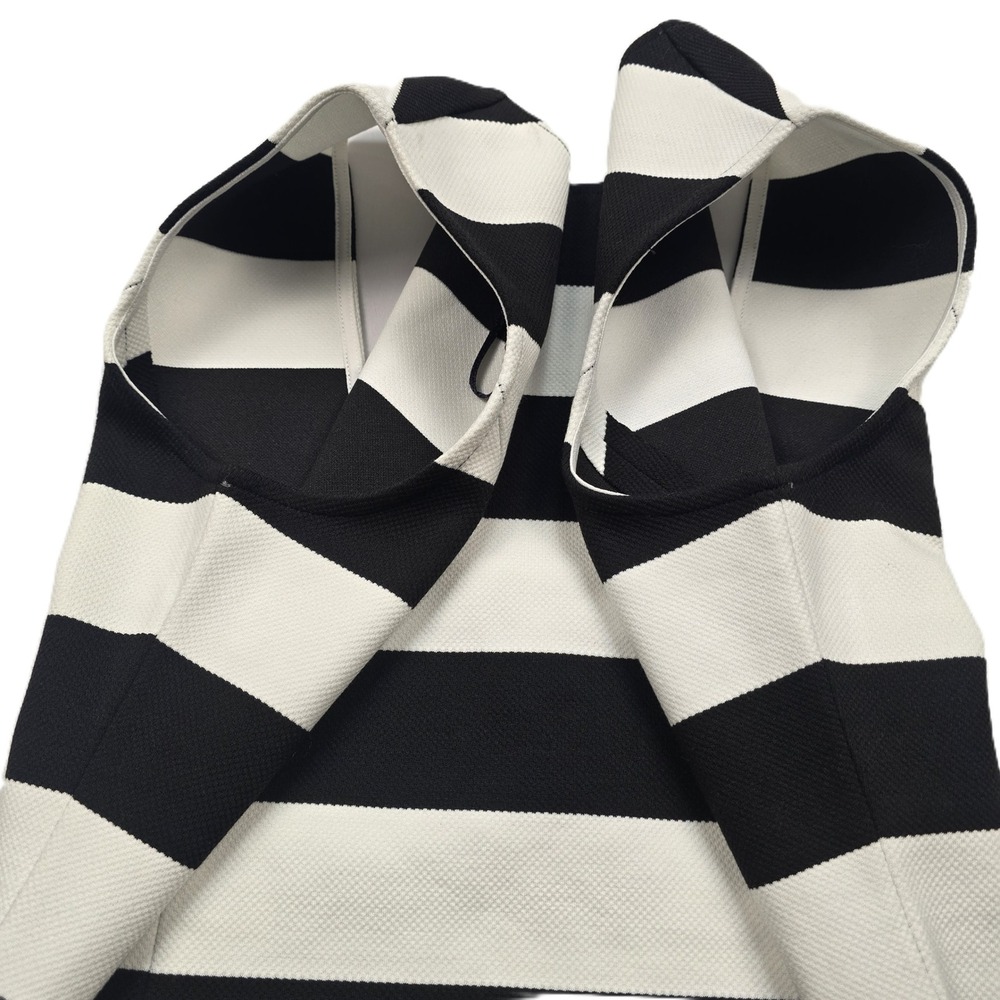 Michael Kors Sleeveless Striped Scoop Back Shift Dress Size PM - Picture 8 of 16